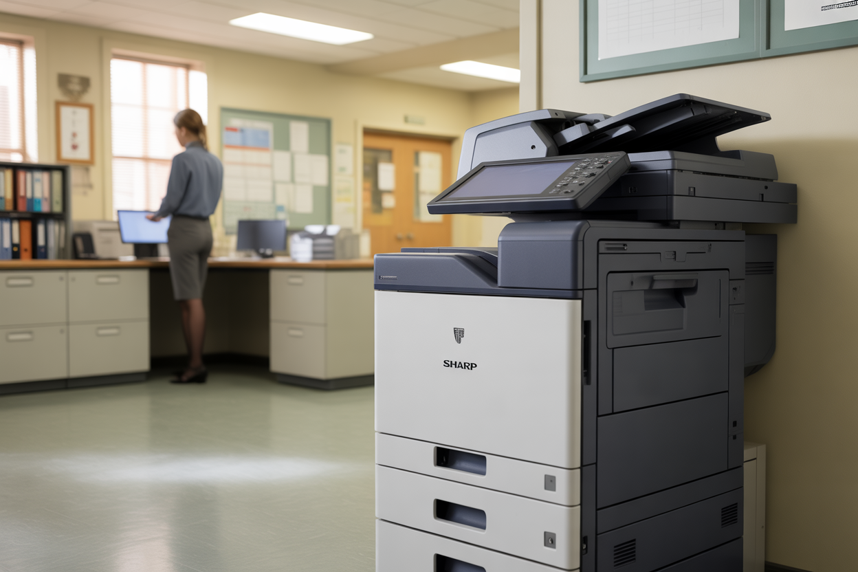 Location photocopieur Sharp BP-50M31EU : un choix pro, souple et sans stress